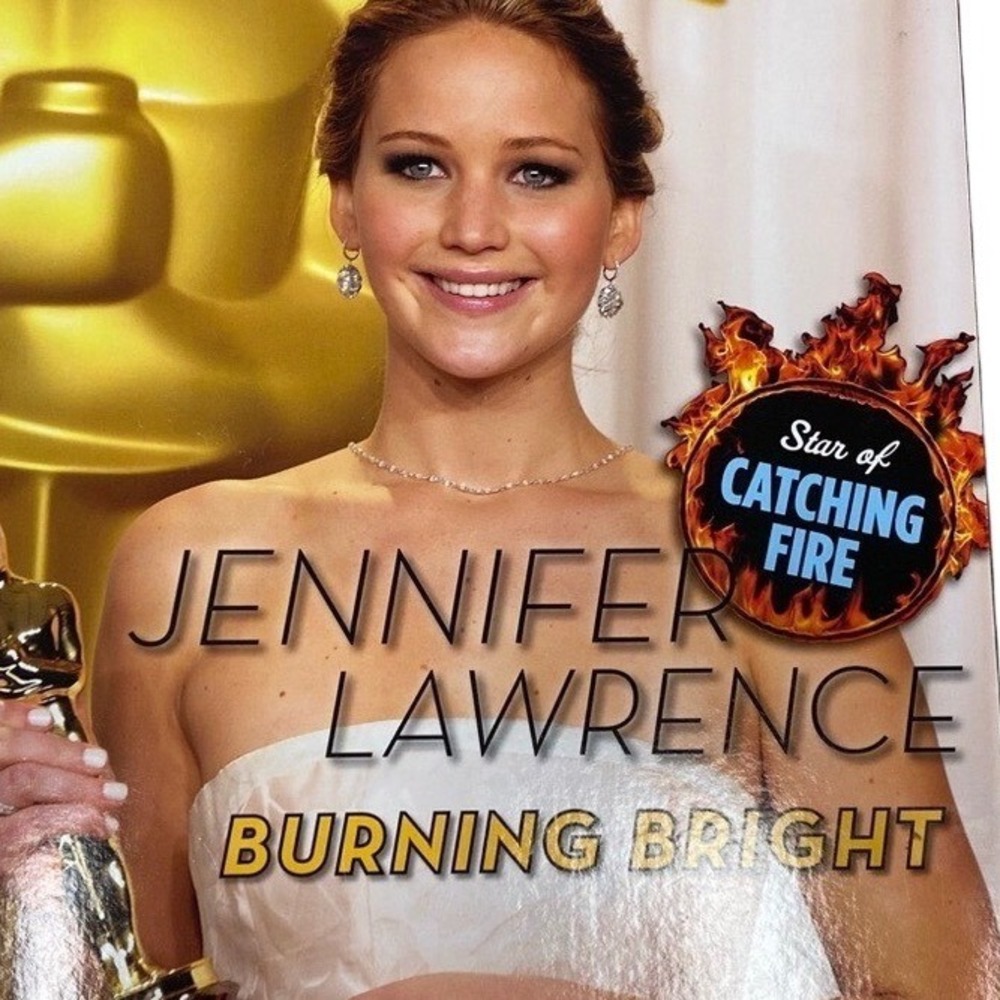 Jennifer Lawrence Burning Bright Biography Book Hunger Games Catching Fire 2013